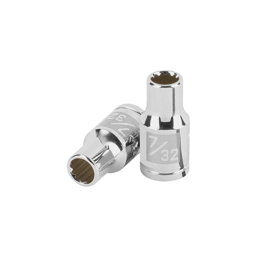 Dado de 7/32', 12 puntas, cuadro 1/4', Truper - Pag 116