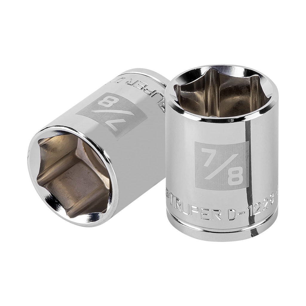 [T13238] Dado de 7/8', 6 puntas, cuadro 1/2', Truper - Pag 120