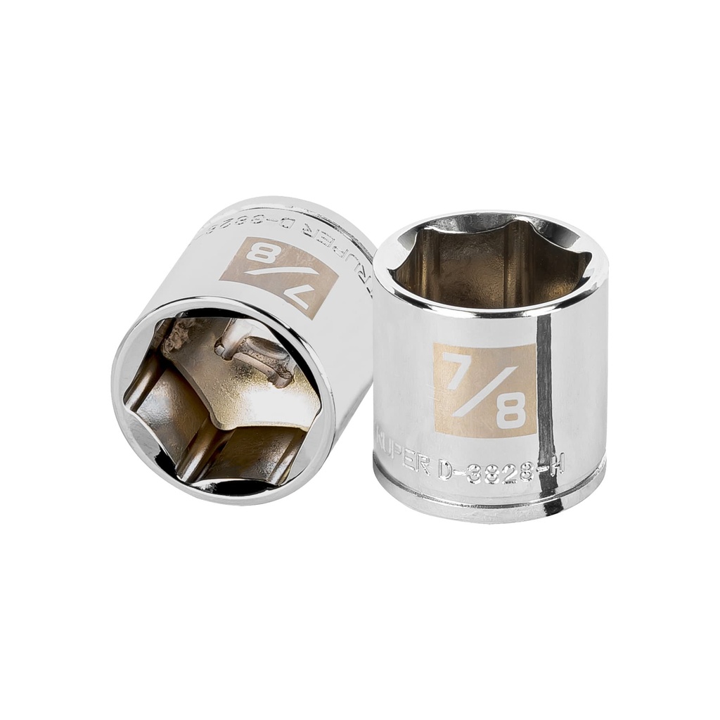 Dado de 7/8', 6 puntas, cuadro 3/8', Truper - Pag 118