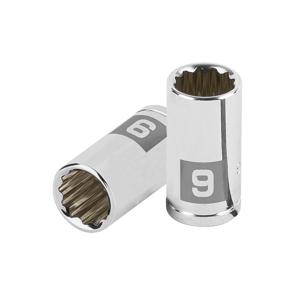 Dado de 9 mm, 12 puntas, cuadro 1/4', Truper - Pag 116