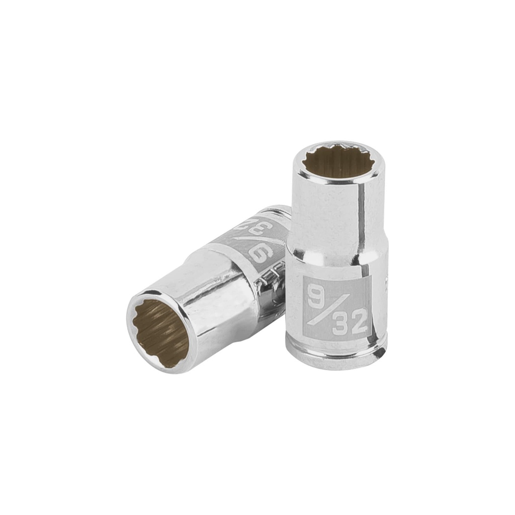 [T100876] Dado de 9/32', 12 puntas, cuadro 1/4', Truper