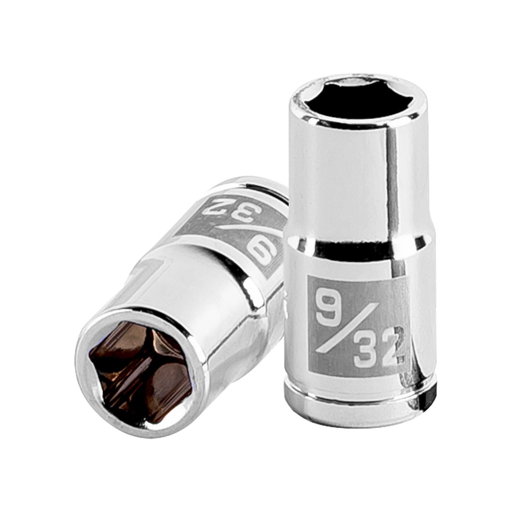 [T13157] Dado de 9/32', 6 puntas, cuadro 1/4', Truper