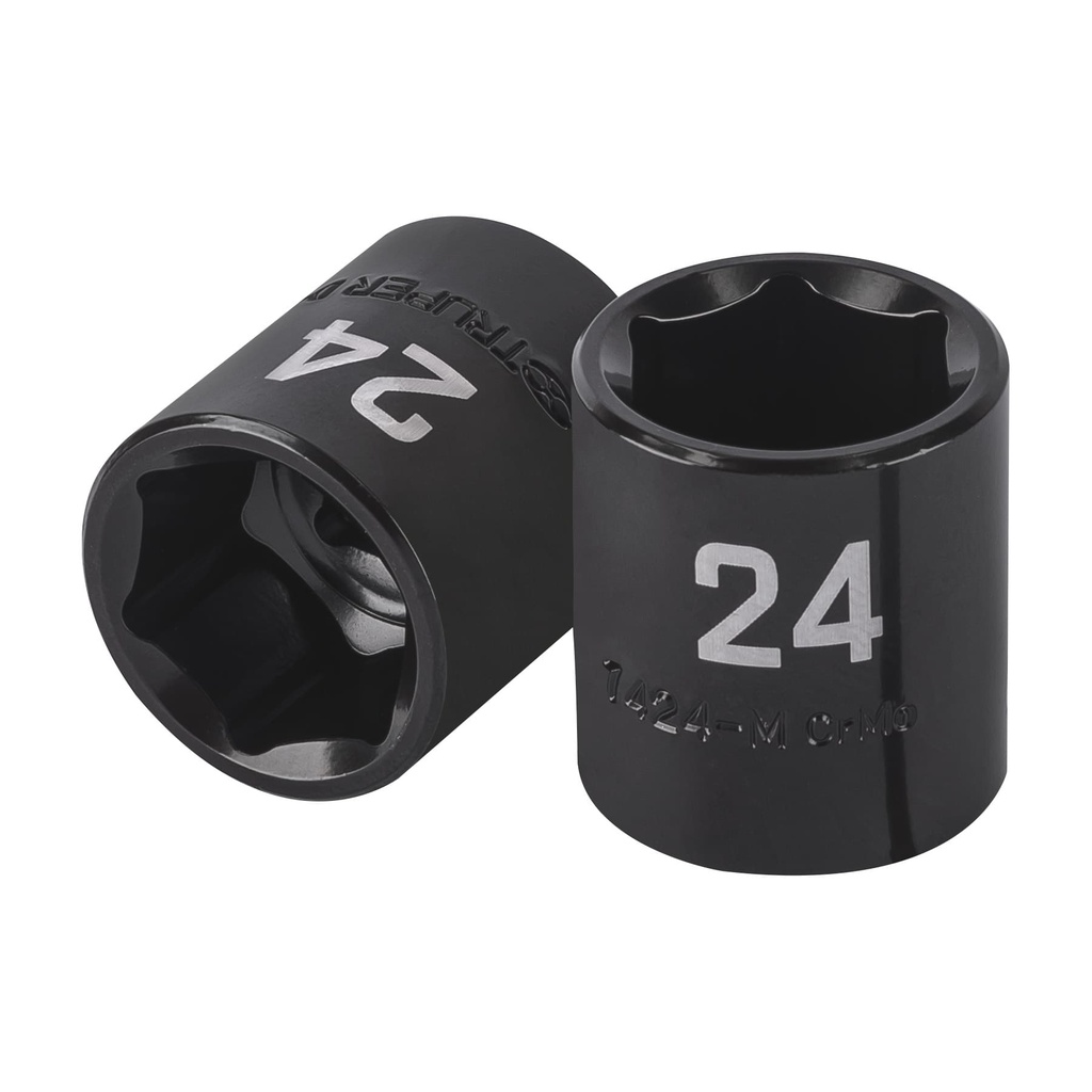Dado de impacto de 24 mm, 6 puntas, cuadro 1/2', Truper - Pag 125