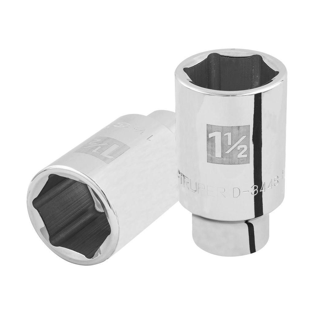 Dado largo de 1-1/2', 6 puntas, cuadro 3/4', Truper - Pag 121