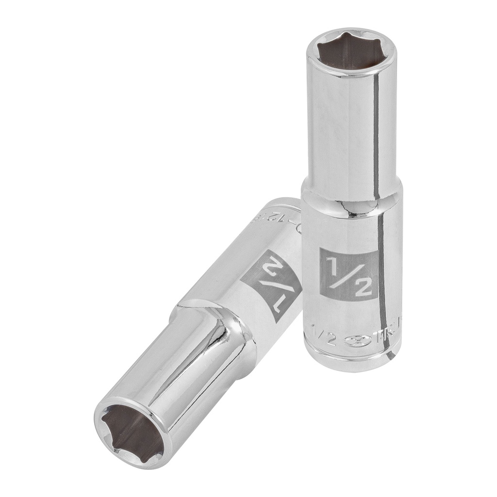 [T13325] Dado largo de 1/2', 6 puntas, cuadro 1/2', Truper