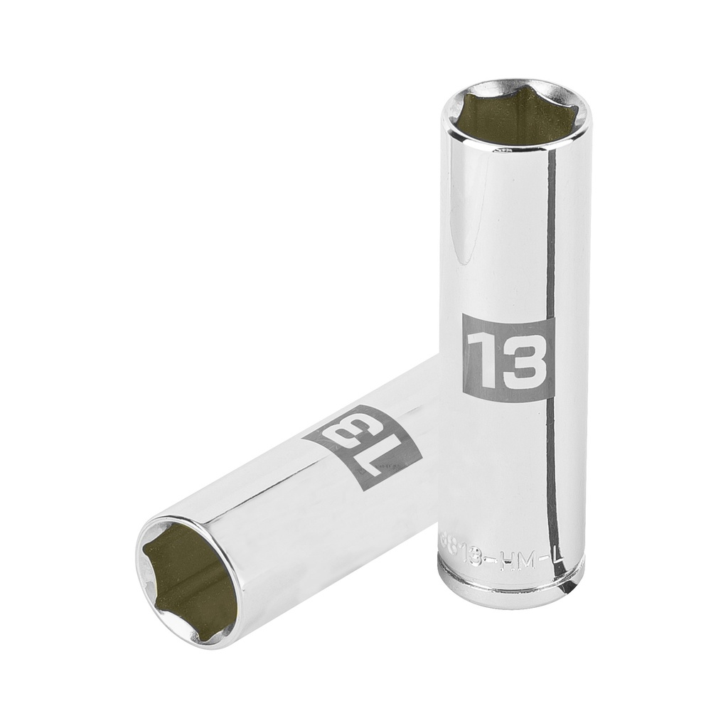 [T13773] Dado largo de 13 mm, 6 puntas, cuadro 3/8', Truper - Pag 118