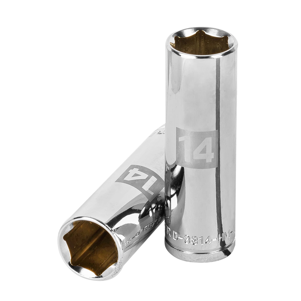 [T13774] Dado largo de 14 mm, 6 puntas, cuadro 3/8', Truper - Pag 118