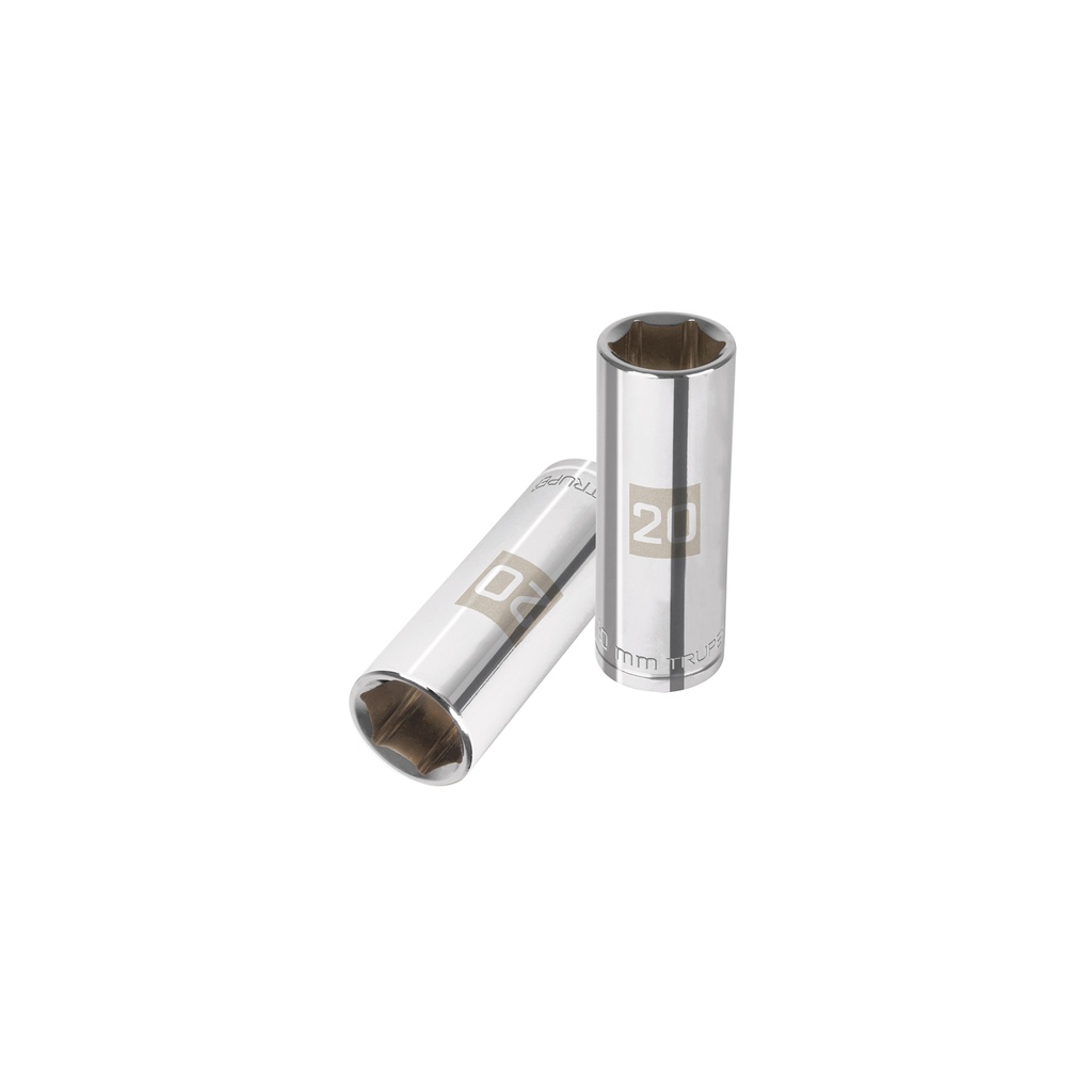 Dado largo de 20 mm, 6 puntas, cuadro 1/2', Truper - Pag 120