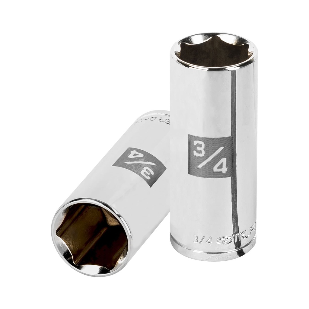 Dado largo de 3/4', 6 puntas, cuadro 3/8', Truper - Pag 118