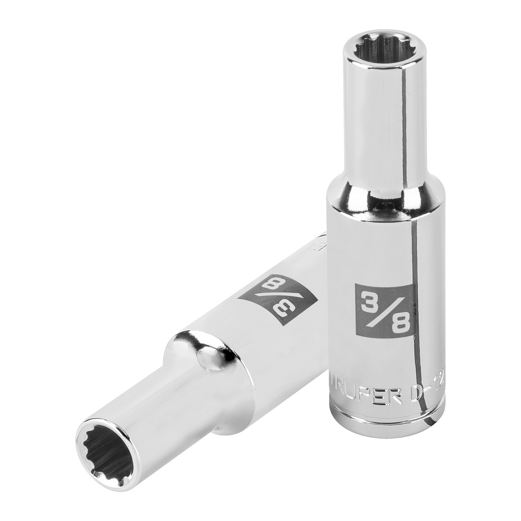 Dado largo de 3/8' 12 puntas, cuadro 1/2', Truper - Pag 120