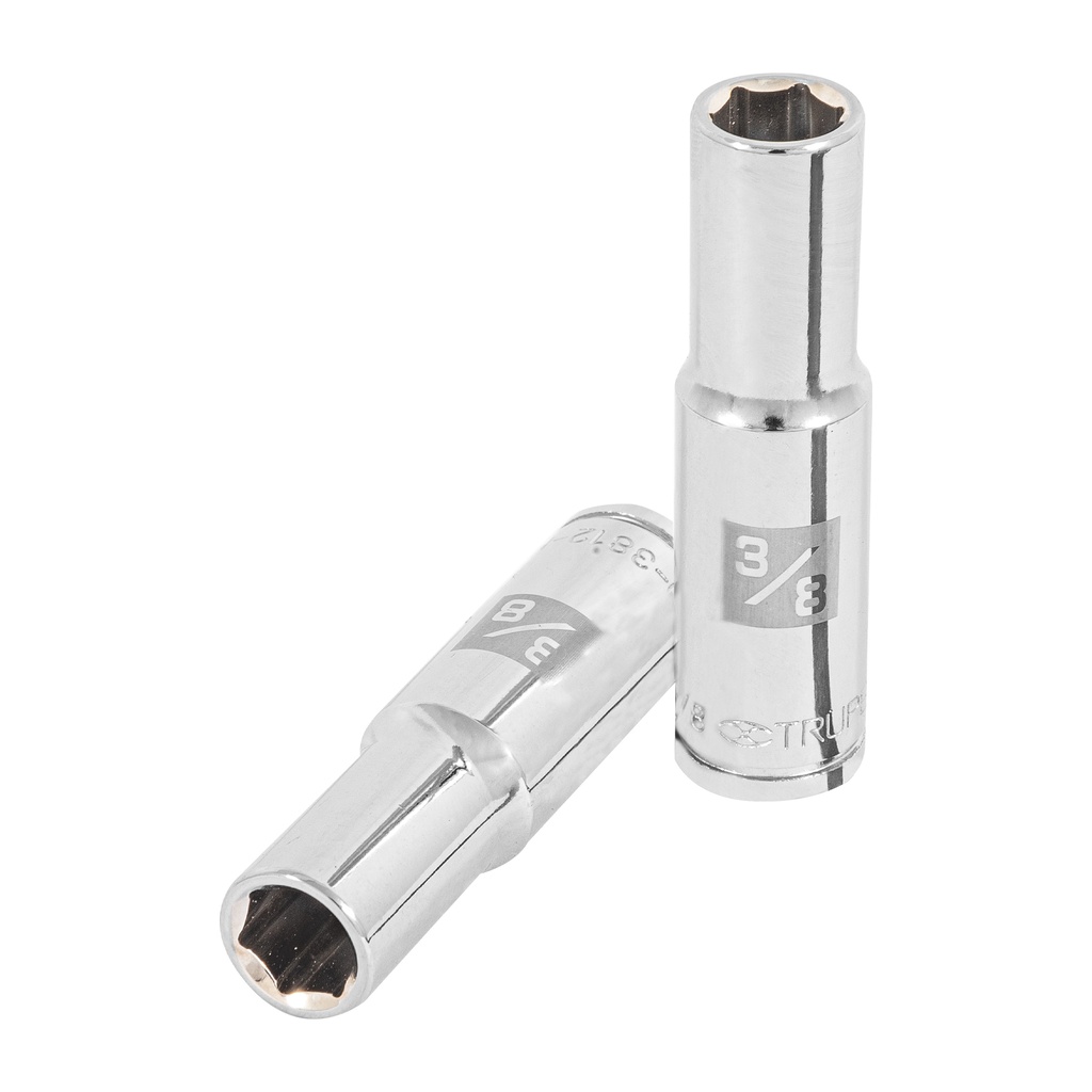 Dado largo de 3/8', 6 puntas, cuadro 3/8', Truper - Pag 118