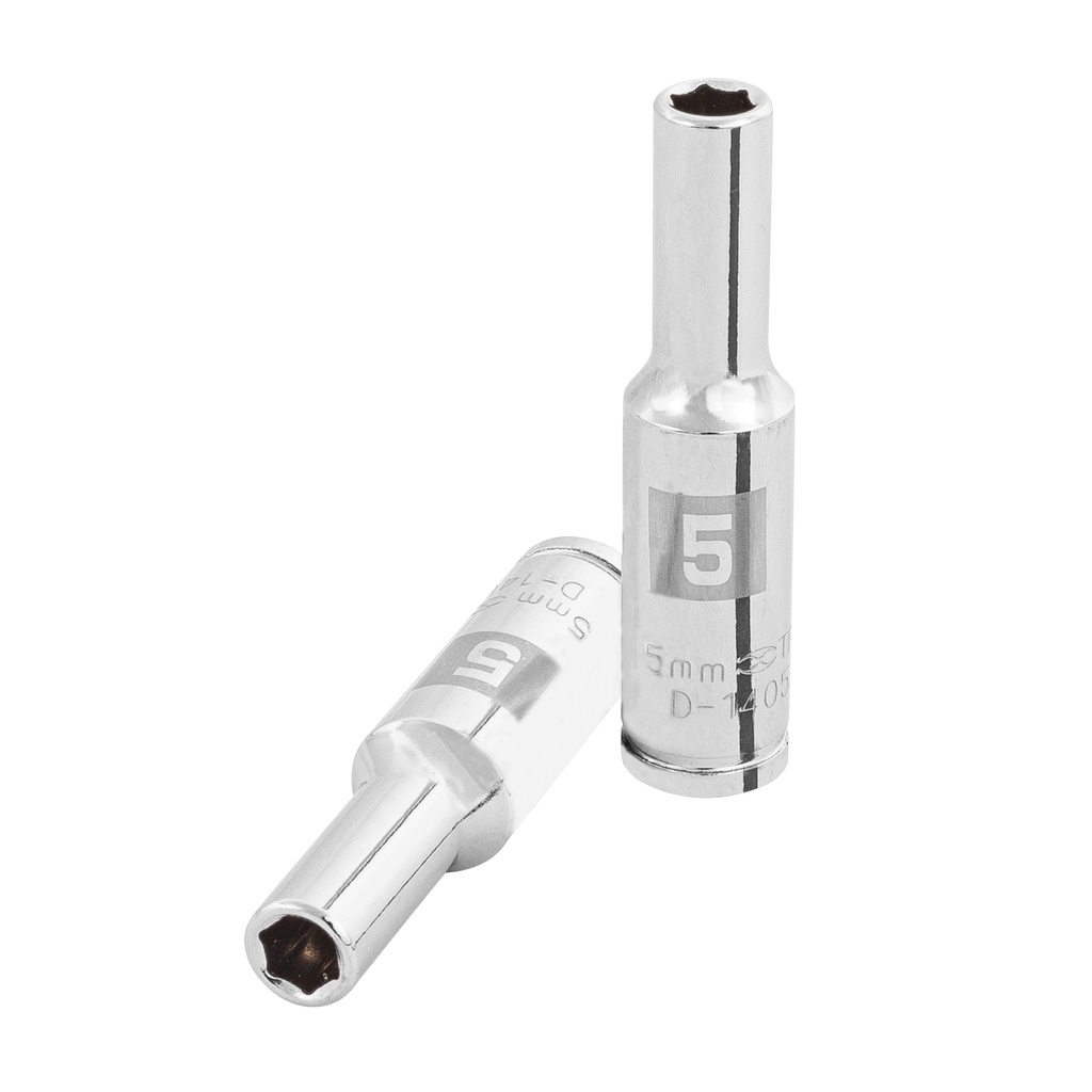 [T100969] Dado largo de 5 mm, 6 puntas, cuadro 1/4', Truper