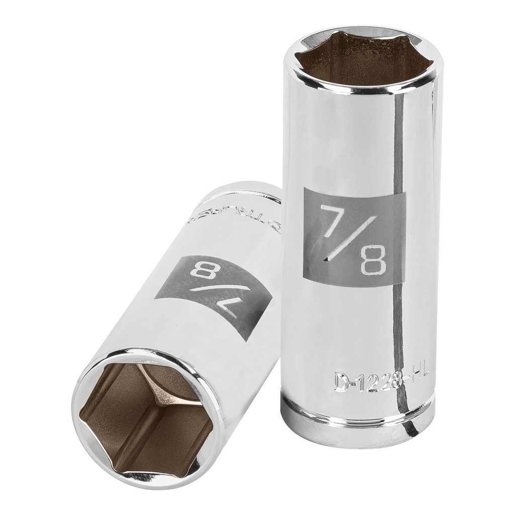 Dado largo de 7/8', 6 puntas, cuadro 1/2', Truper - Pag 120