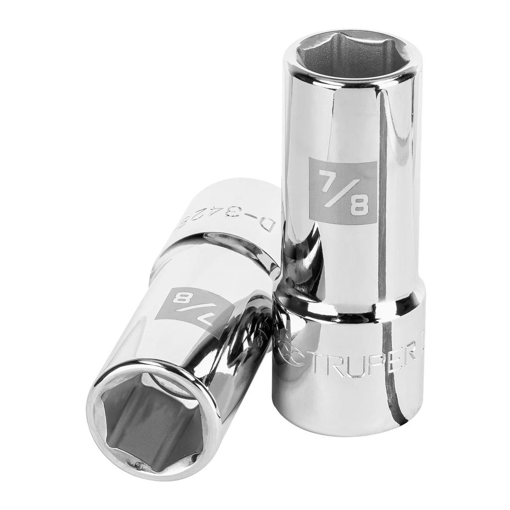 Dado largo de 7/8', 6 puntas, cuadro 3/4', Truper - Pag 121