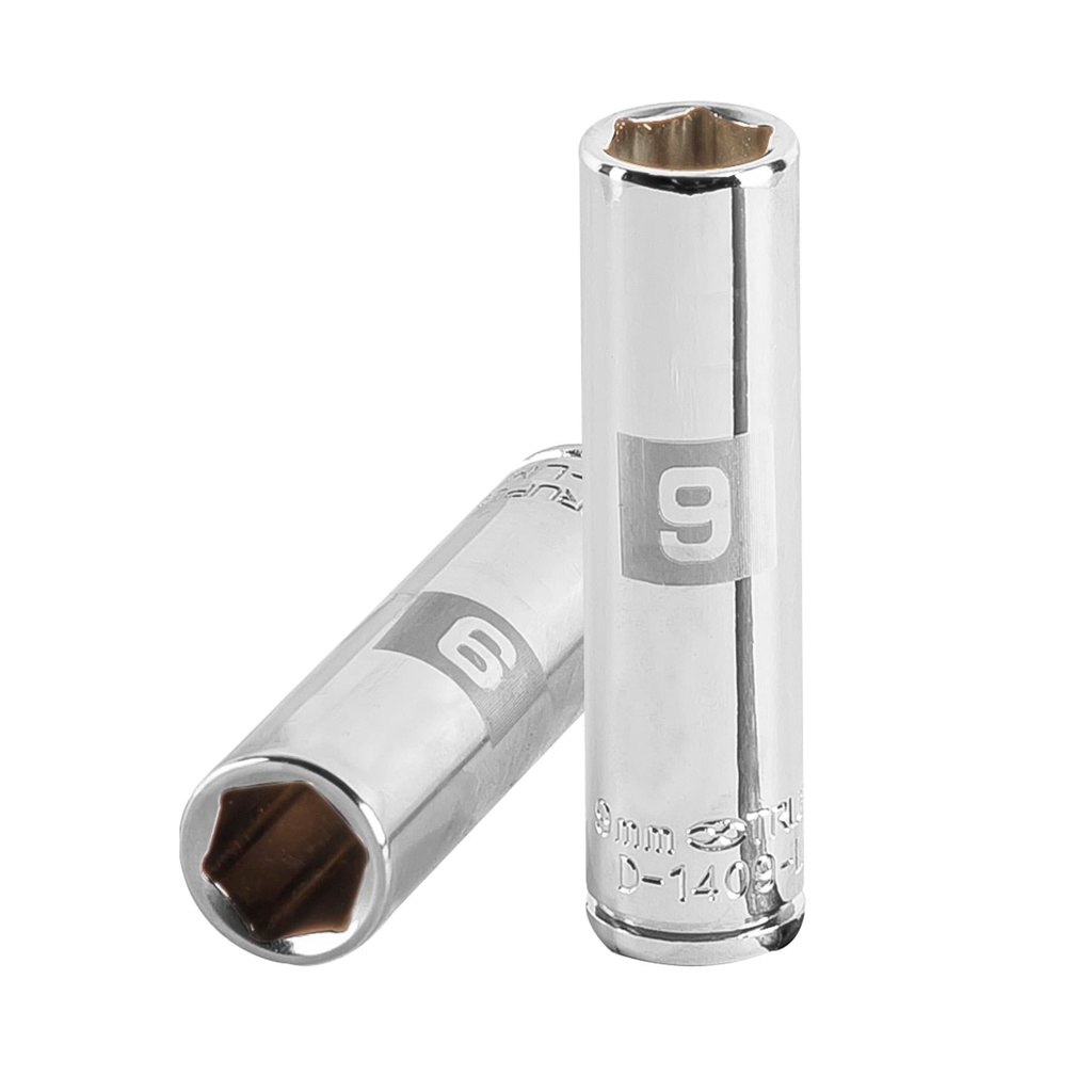 [T13203] Dado largo de 9 mm, 6 puntas, cuadro 1/4', Truper