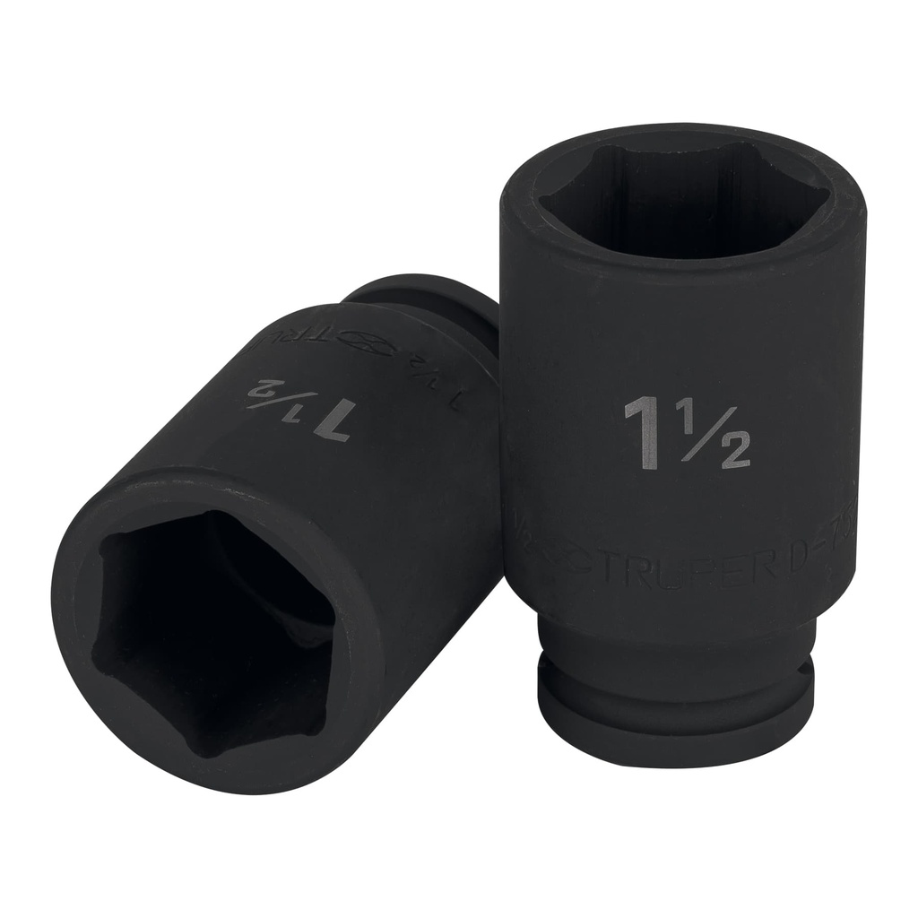 Dado largo de impacto de 1-1/2', 6 puntas, cuadro 3/4' - Pag 125