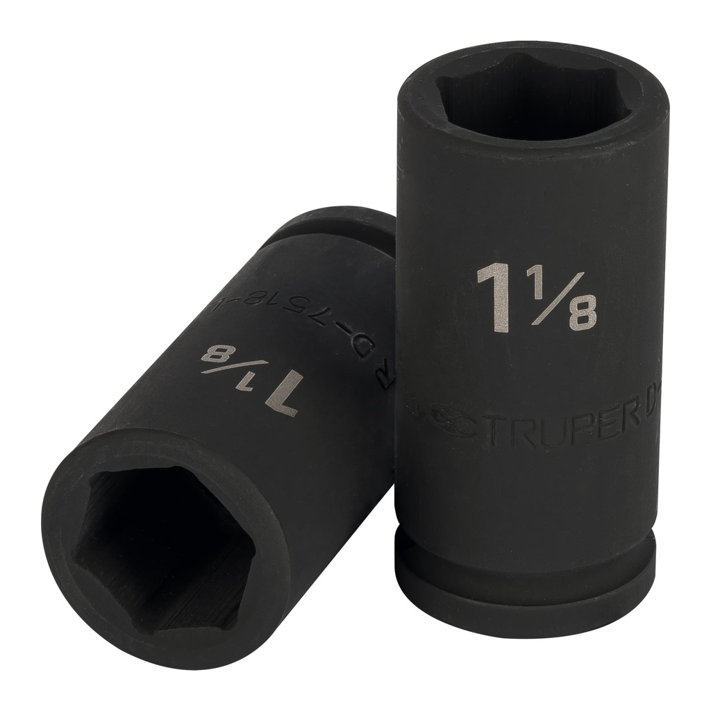 Dado largo de impacto de 1-1/8', 6 puntas, cuadro 3/4' - Pag 125