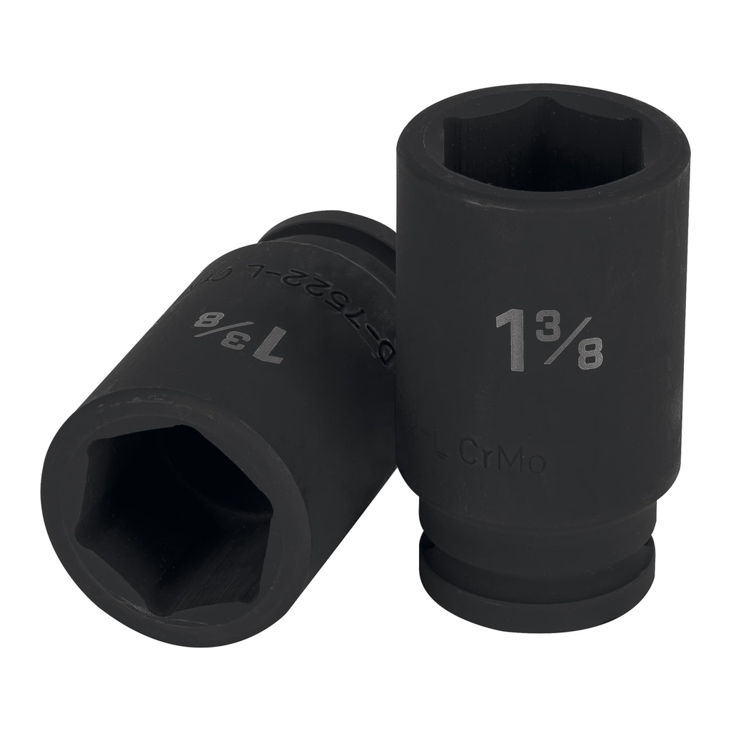 Dado largo de impacto de 1-3/8', 6 puntas, cuadro 3/4' - Pag 125