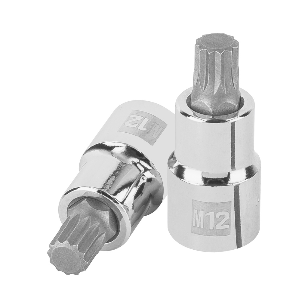 Dado punta corta bristol M12, cuadro 1/2', Truper - Pag 155
