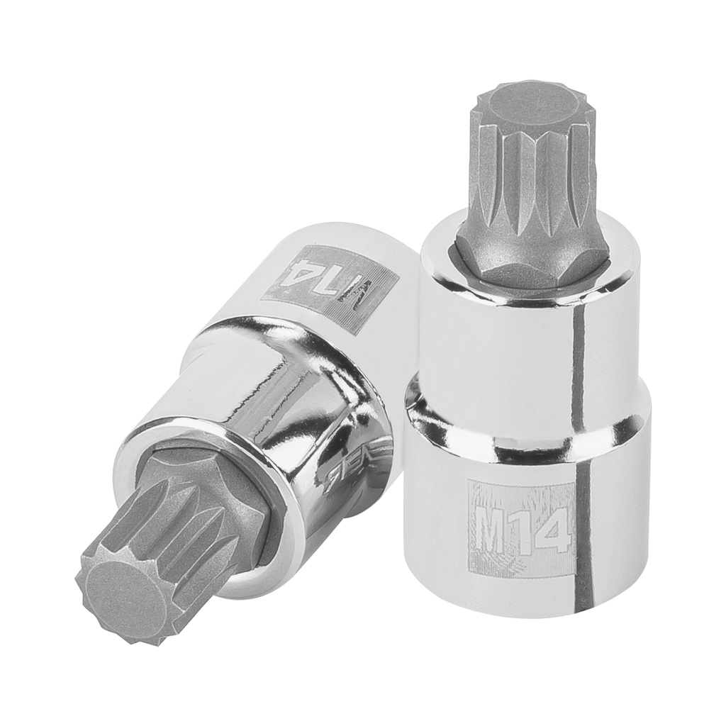 Dado punta corta bristol M14, cuadro 1/2', Truper - Pag 121