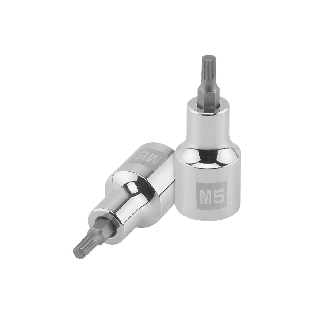 [T101292] Dado punta corta bristol M5, cuadro 1/2', Truper