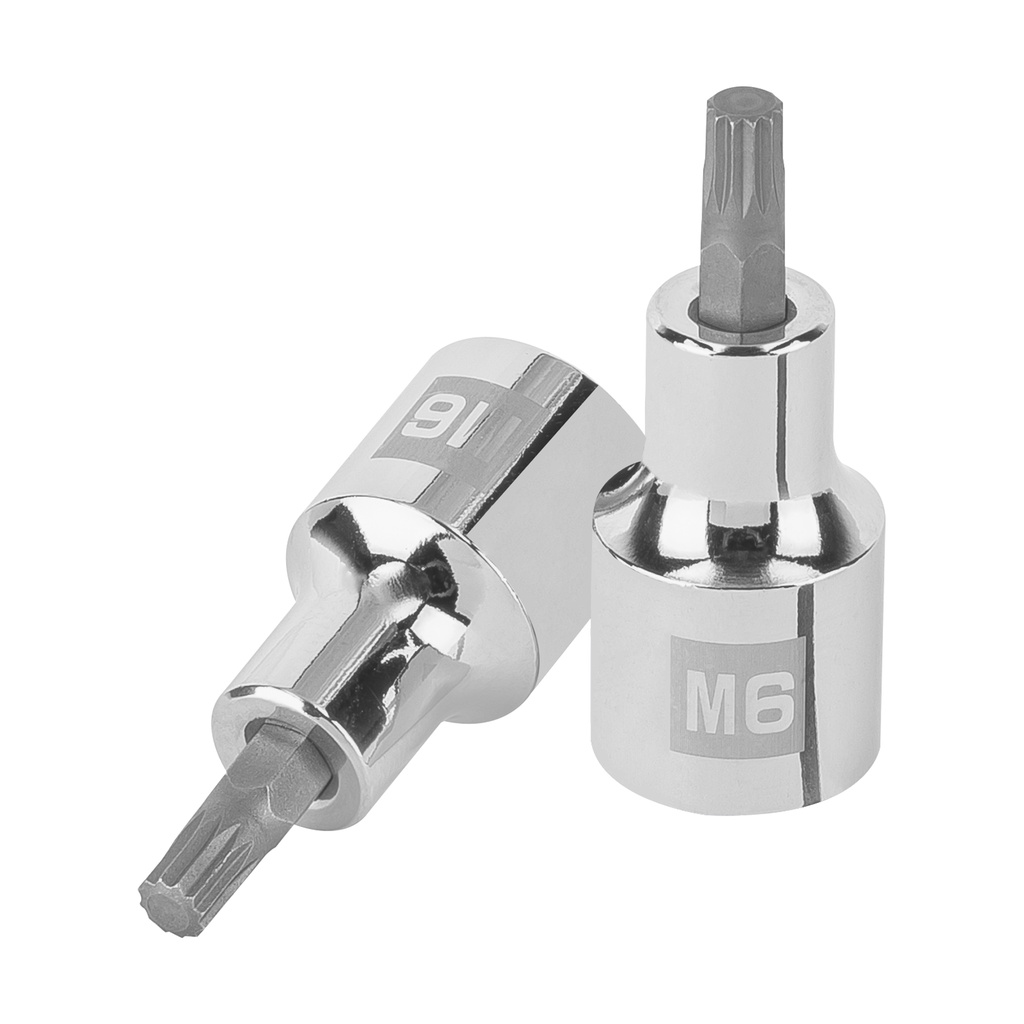 [T101293] Dado punta corta bristol M6, cuadro 1/2', Truper