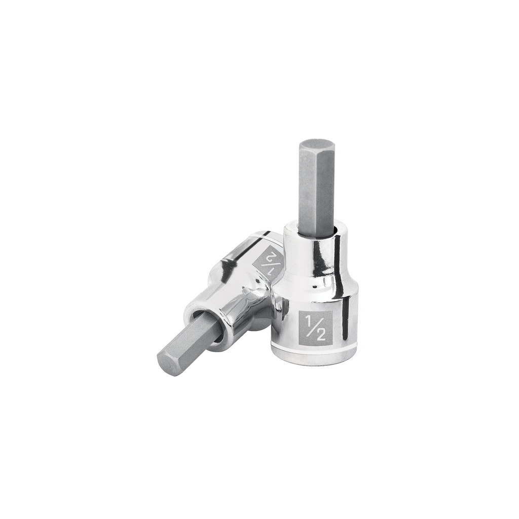 Dado punta hexagonal de 1/2', cuadro 1/2', Truper