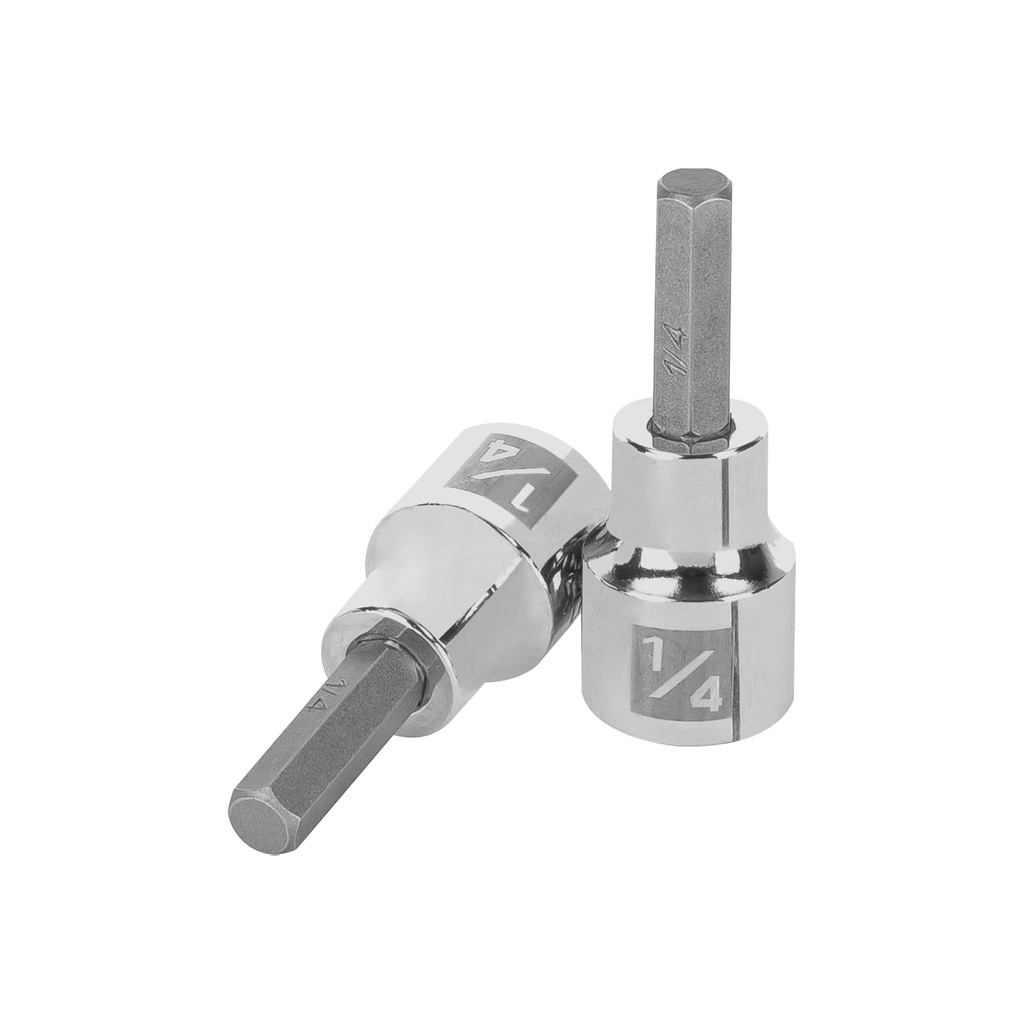 [T13465] Dado punta hexagonal de 1/4', cuadro 3/8', Truper