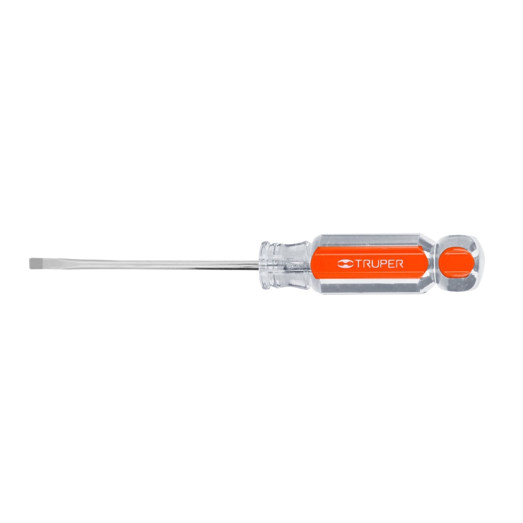 [T14014] Desarmador cabinet 1/8' x 3' mango de acetato, Truper