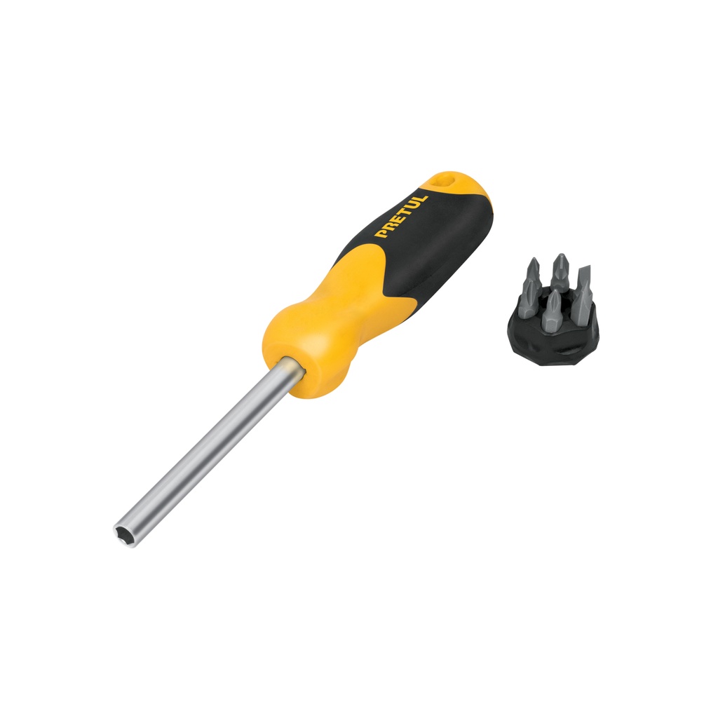 Desarmador con 6 puntas, Pretul