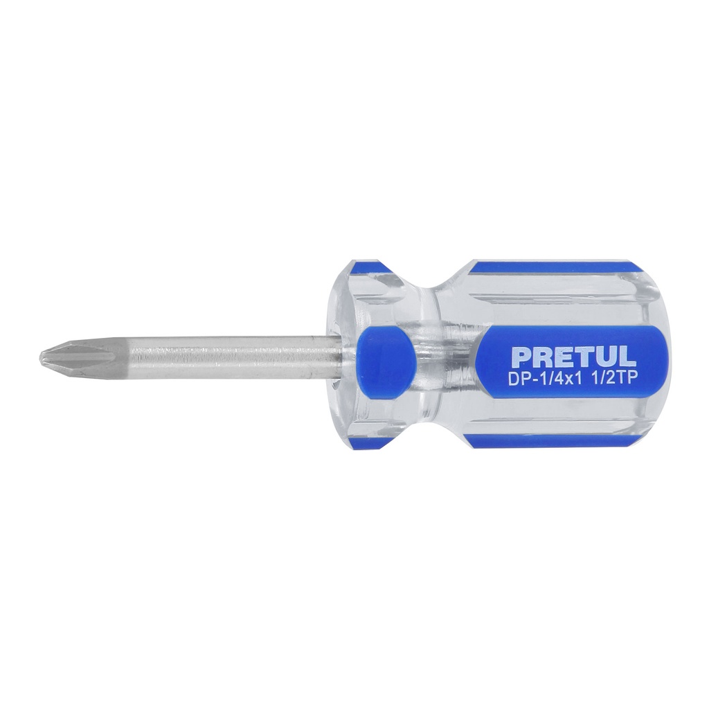 Desarmador de cruz 1/4 x 1-1/2' mango de PVC, Pretul - Pag 130