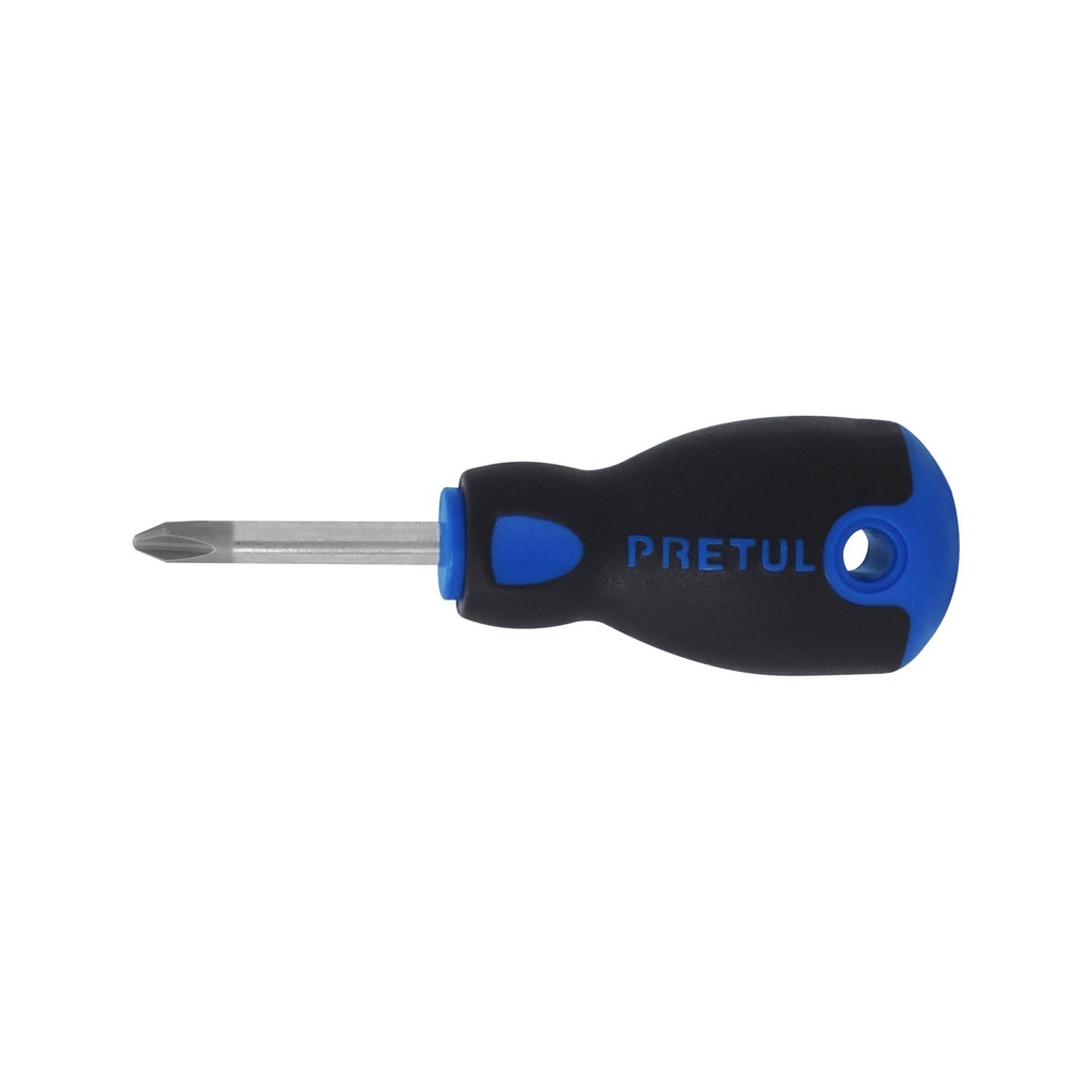 [T21498] Desarmador de cruz 1/4' x 1-1/2' mango Comfort Grip, Pretul