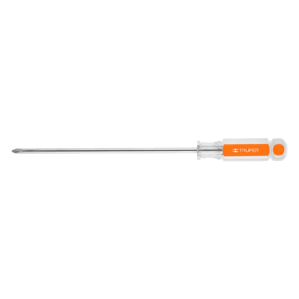 [T14080] Desarmador de cruz 1/4' x 8' mango de acetato, Truper