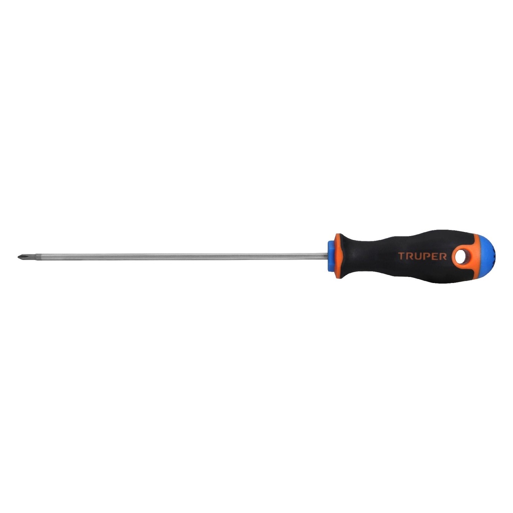 [T14058] Desarmador de cruz 1/8' x 6' mango Comfort Grip, Truper