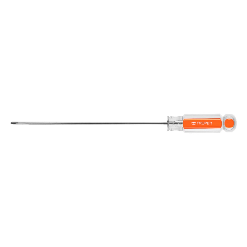 [T14056] Desarmador de cruz 1/8' x 6' mango de acetato, Truper