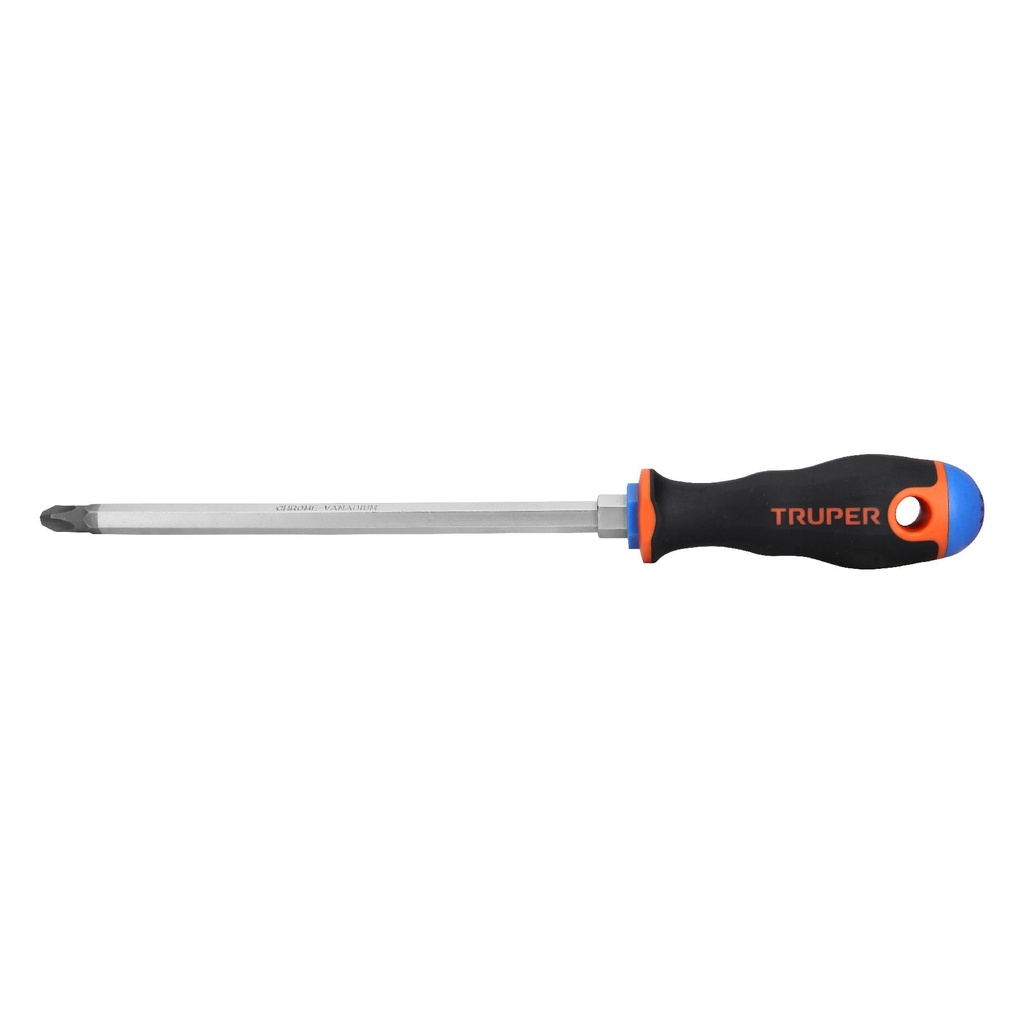 Desarmador de cruz 3/8' x 8' mango Comfort Grip, Truper - Pag 127