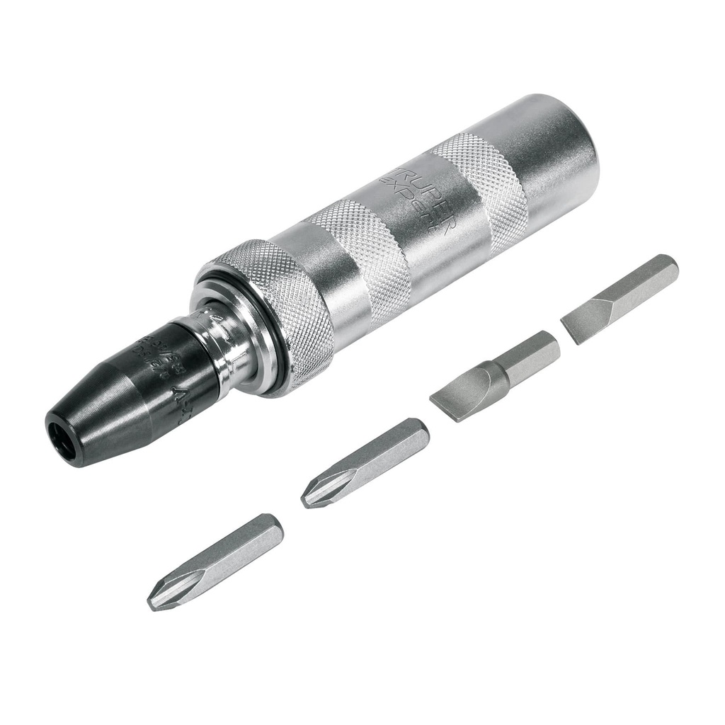 [T101176] Desarmador de impacto con 4 puntas de acero S2 3/8', Expert