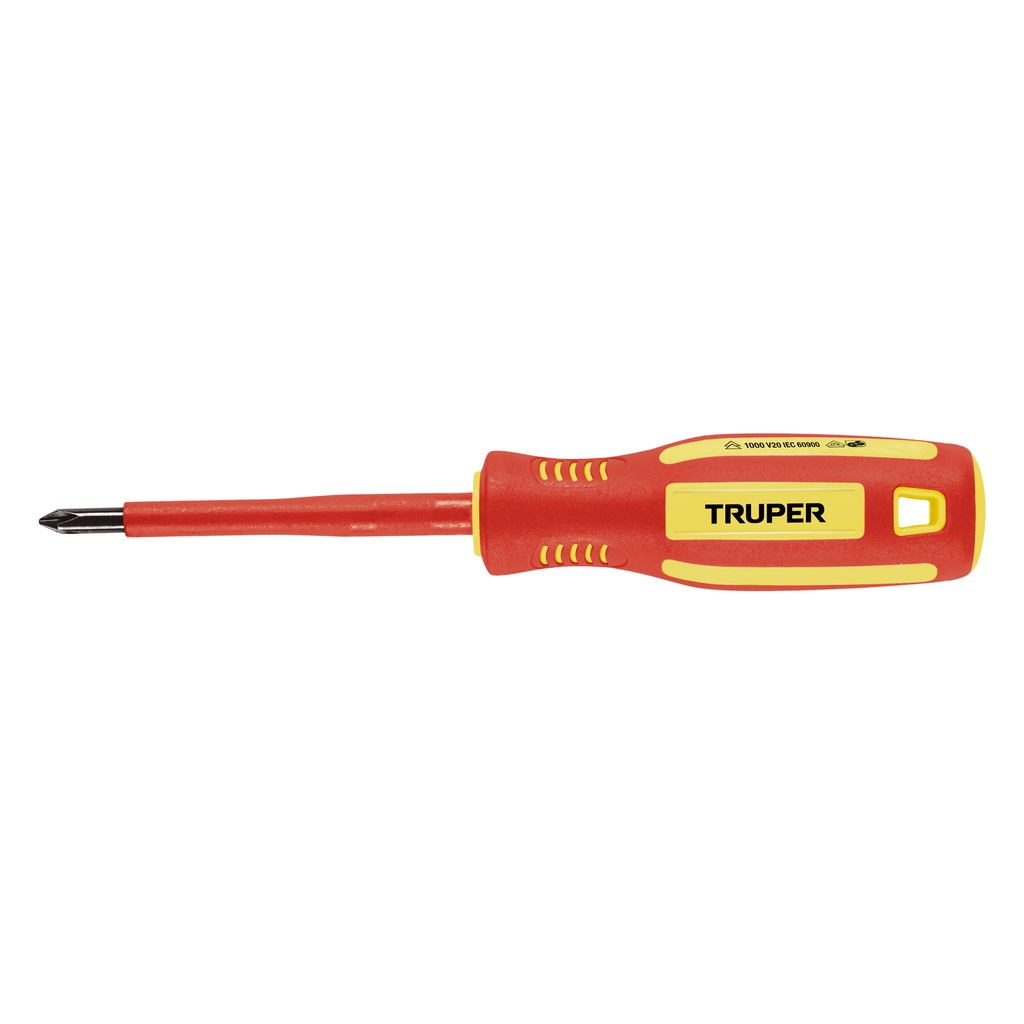 Desarmador dieléctrico de cruz 3/16' x 3', Truper - Pag 132