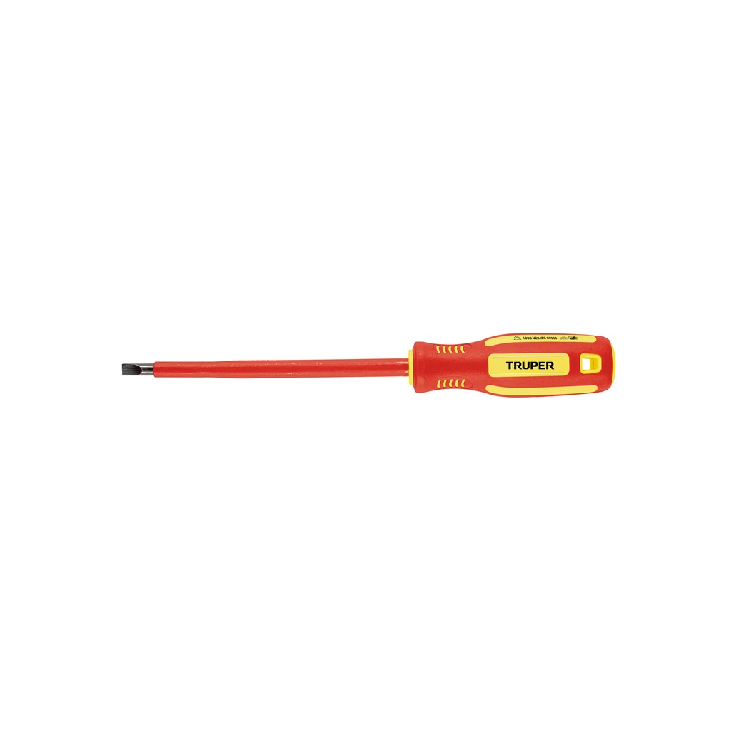 Desarmador dieléctrico plano 1/4' x 6', Truper - Pag 132