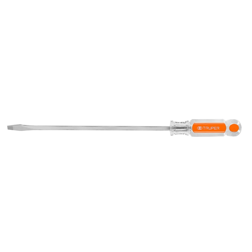 [T14098] Desarmador plano 1/4 x 9' barra cuadrada mango acetato