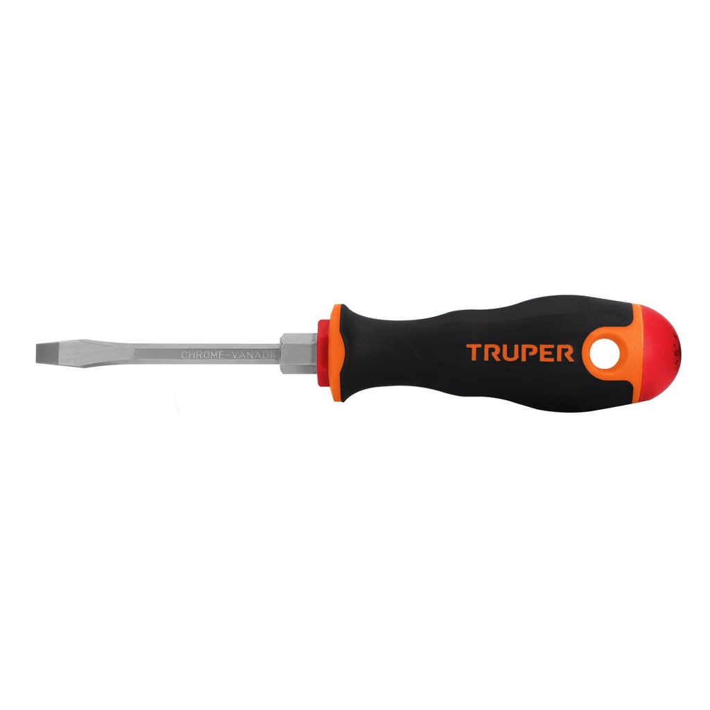 Desarmador plano 3/16' x 3' mango Comfort Grip, Truper - Pag 127