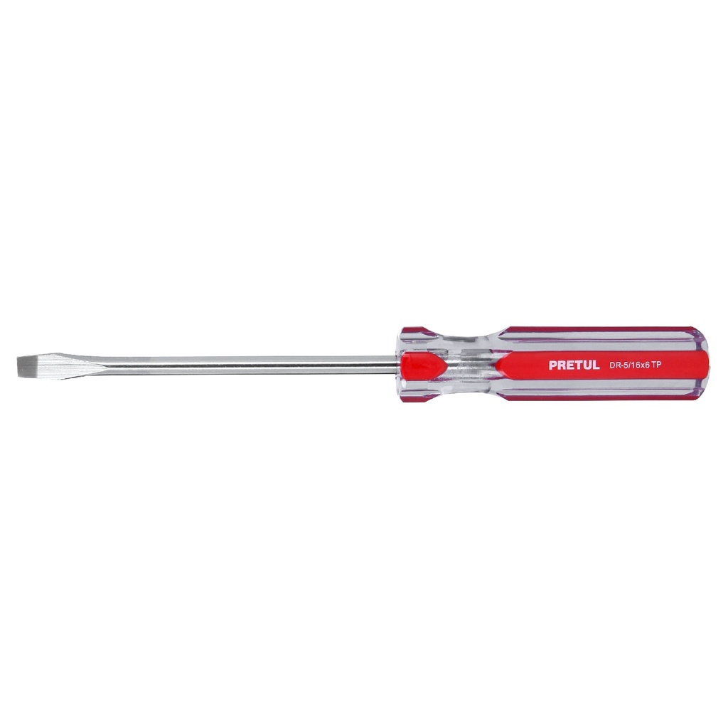 Desarmador plano 5/16 x 6' mango de PVC, Pretul - Pag 130