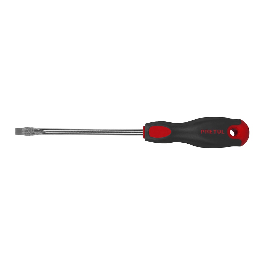 [T21485] Desarmador plano 5/16' x 6' mango Comfort Grip, Pretul