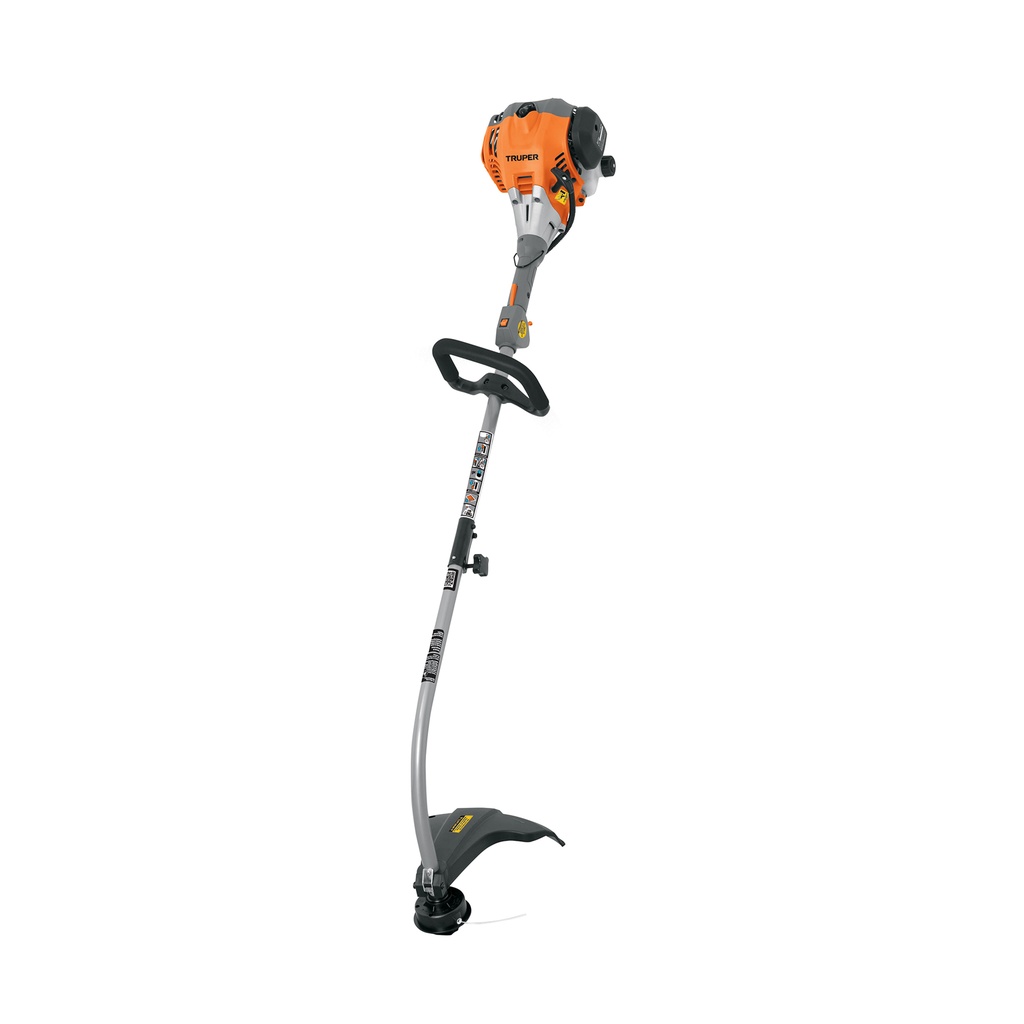 [T12498] Desbrozadora a gasolina 30cc mango tipo 'D', 17'corte, curva