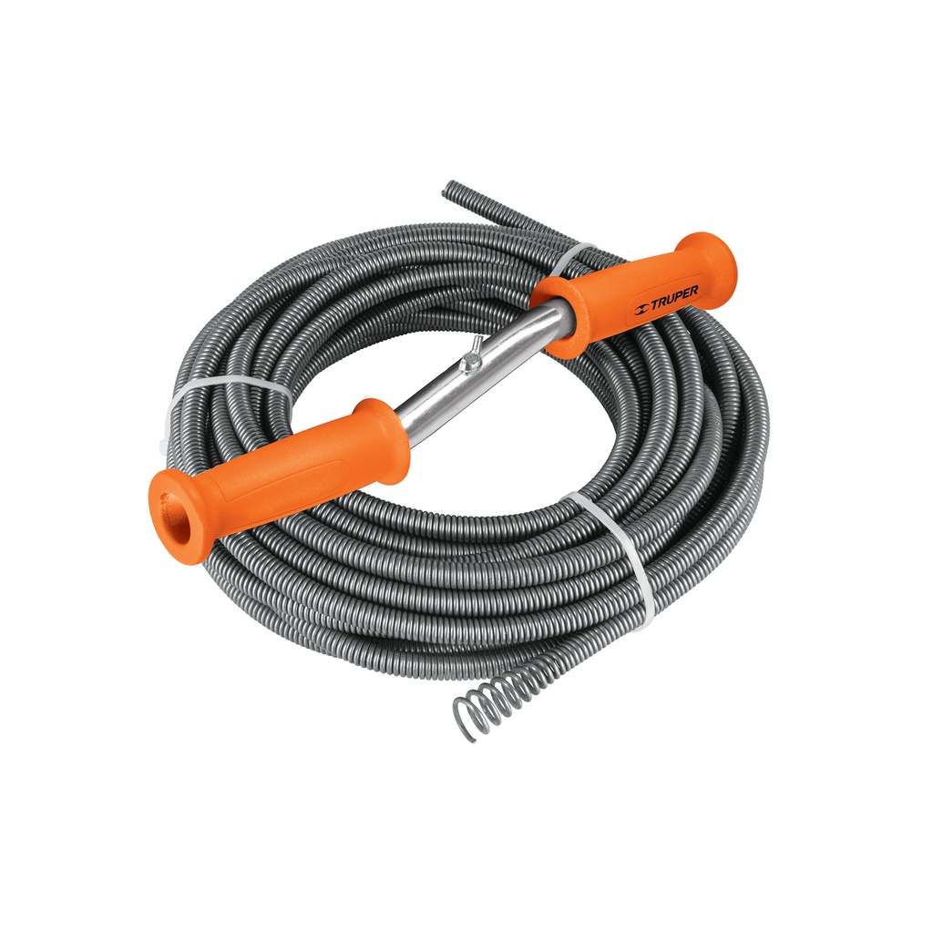 [T15150] Destapacaños de 15 m tipo barreno con manivela, Truper