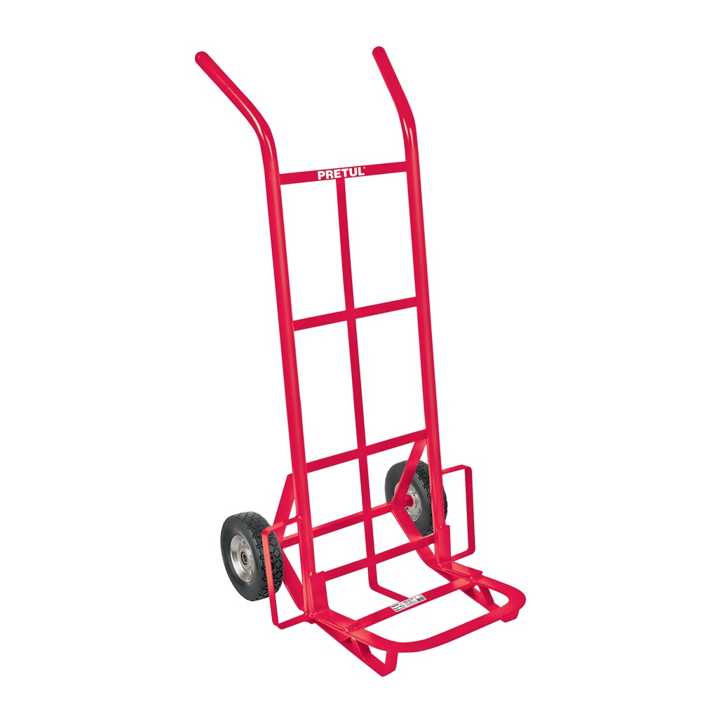 Diablo de carga de 100 kg, ruedas sólidas, balero sencillo