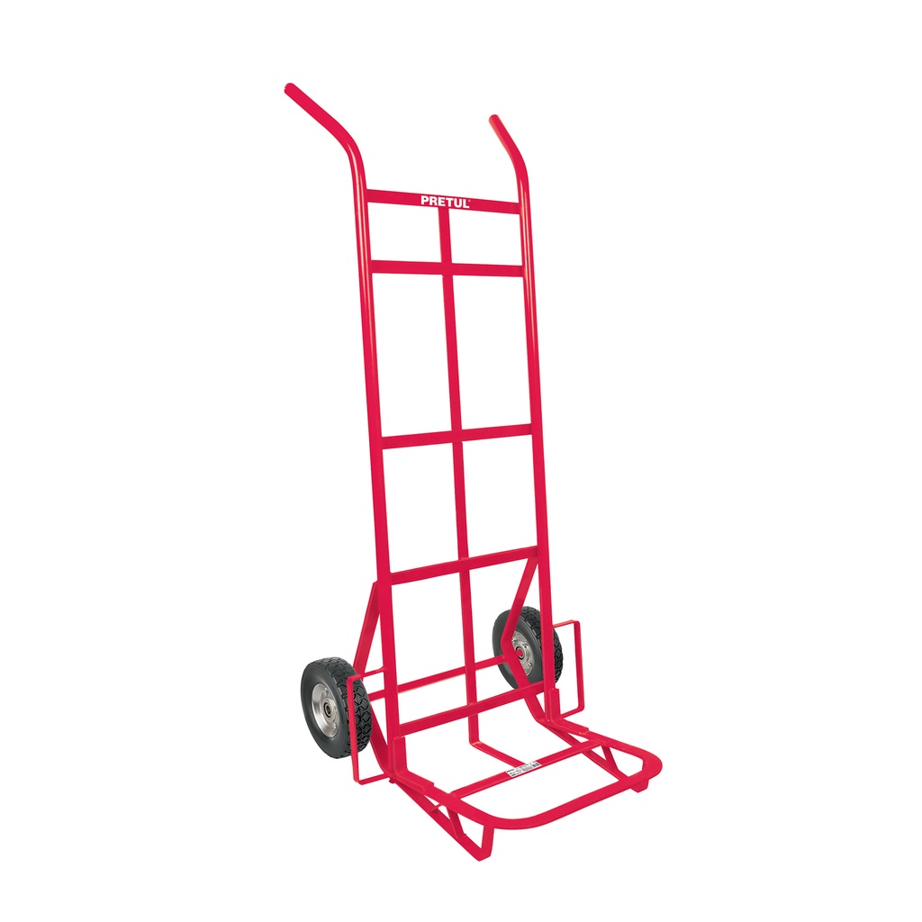 [T44478] Diablo de carga de 400 kg, ruedas sólidas, doble balero