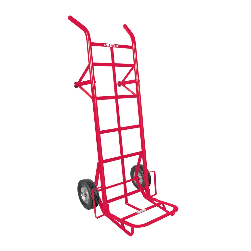 [T44479] Diablo de carga de 450 kg, ruedas sólidas, doble balero