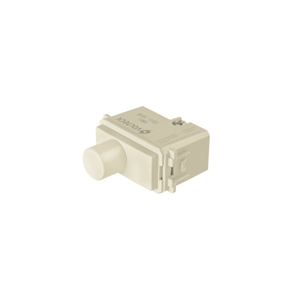 Dimmer giratorio, línea Italiana, marfil, Volteck