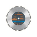 Disco sierra 14' para madera, 60 dientes centro 1', Truper